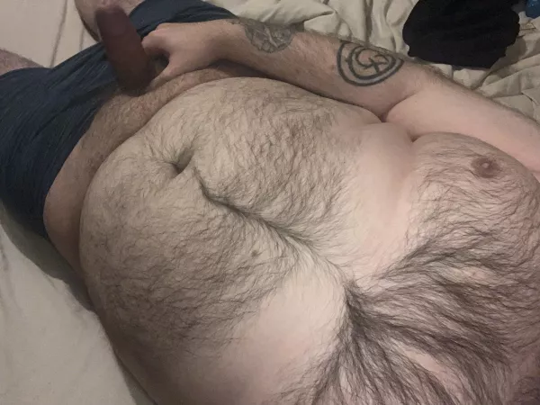 Chest and tummy fuzz featuring my dick, couldn’t not post this here. Not the biggest I admit but we’d still have fun 😏 Chest and tummy fuzz featuring my dick, couldn’t not post this here. Not the biggest I admit but we’d still have fun 😏