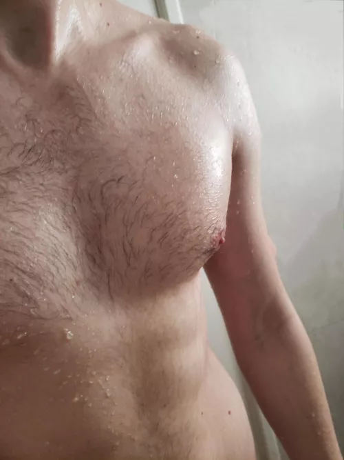Chest hair still growing