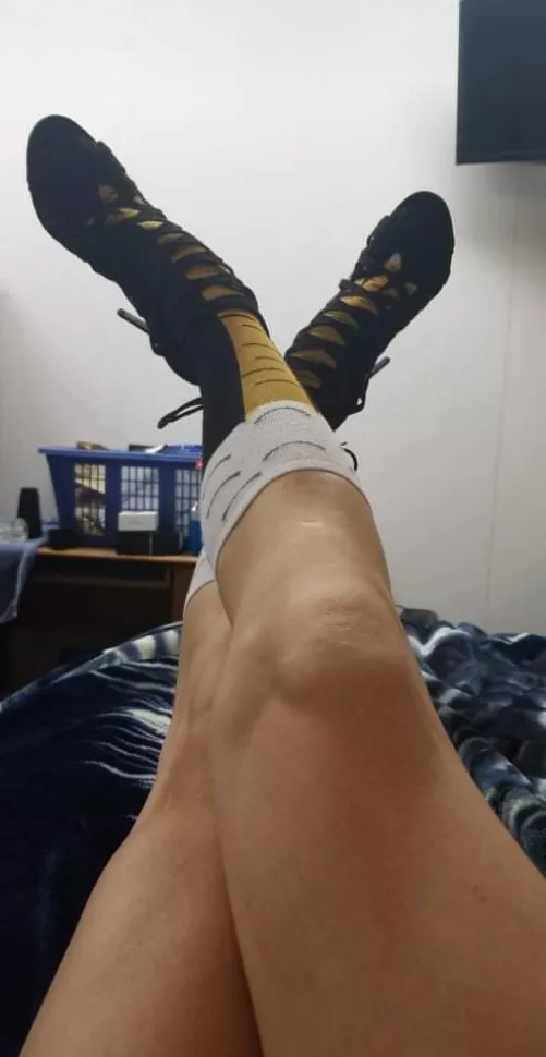 Chicken socks and heels π fun times