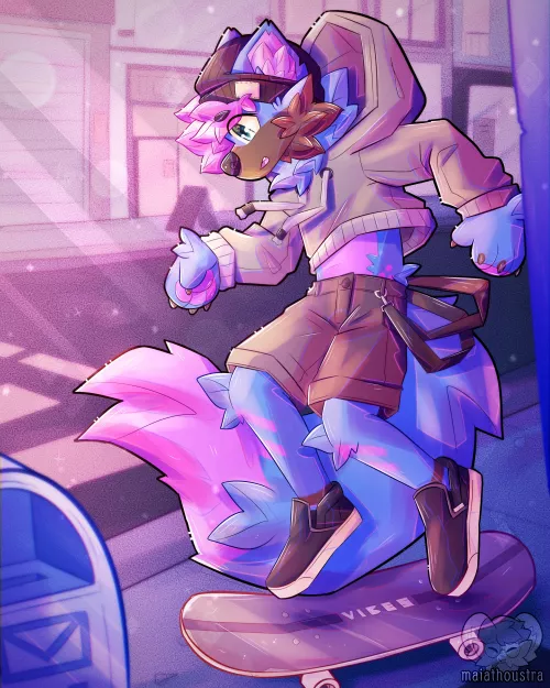 Chill vibes ~ Commission for Alpha Centauri, art by me @maiathoustra