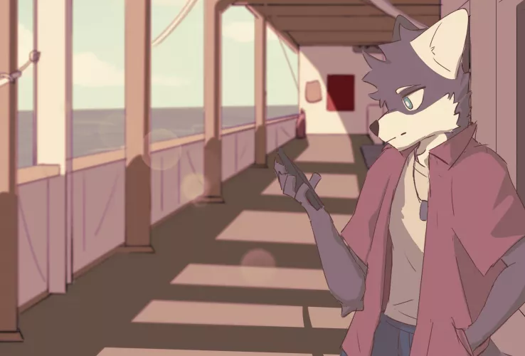 Chillin on a boat (Art by me)