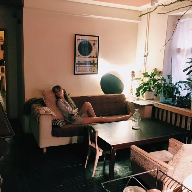 Chilling on the sofa Chilling on the sofa