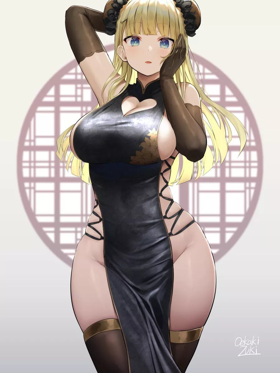 China dress with hips and thicc thighs China dress with hips and thicc thighs