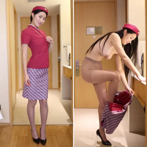 Chinese flgiht attendant