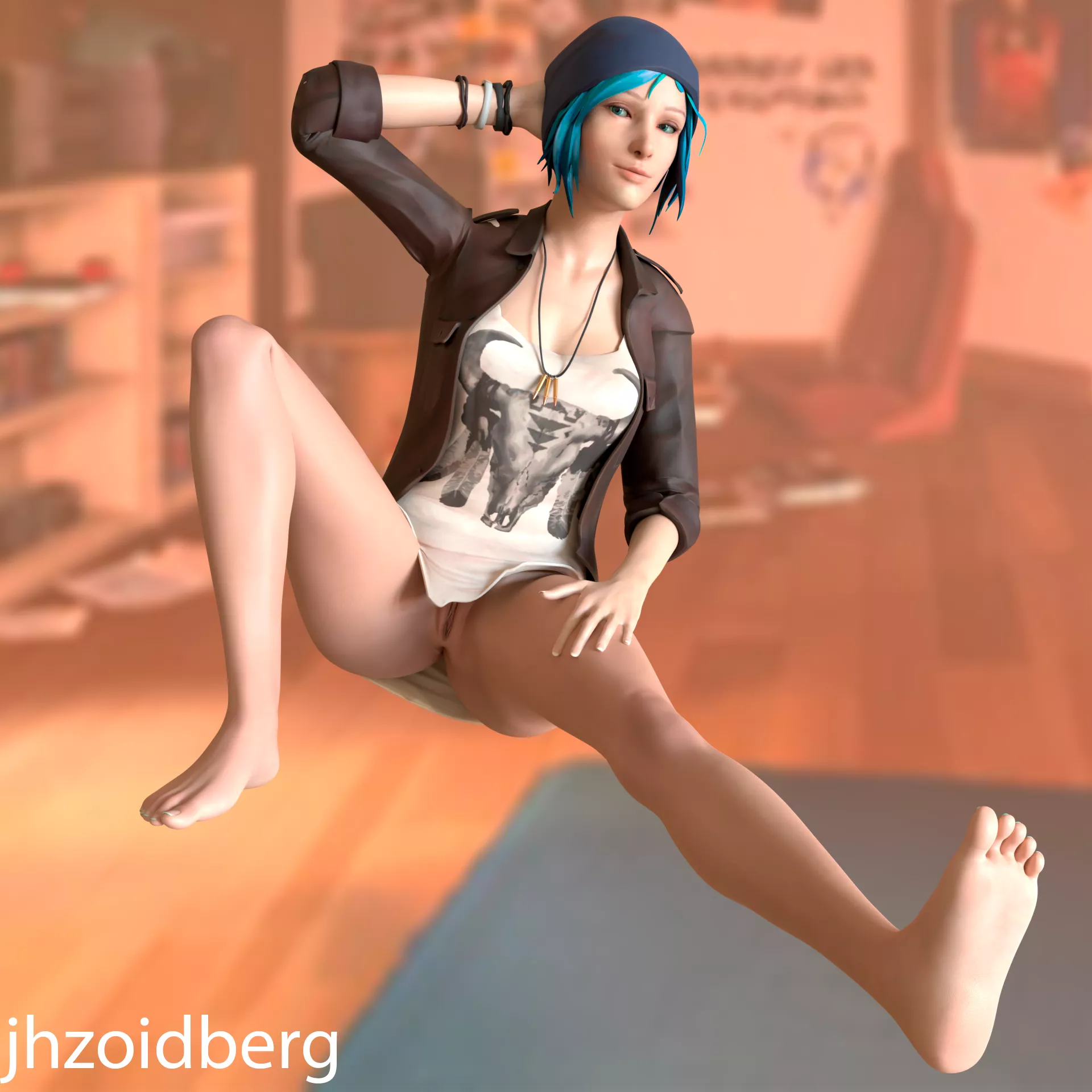 Chloe relaxing in her room (jhzoidberg) Chloe relaxing in her room (jhzoidberg)