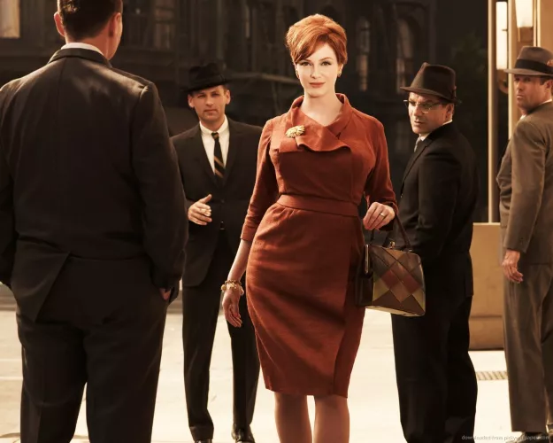 Christina Hendricks channeling the  Christina Hendricks channeling the