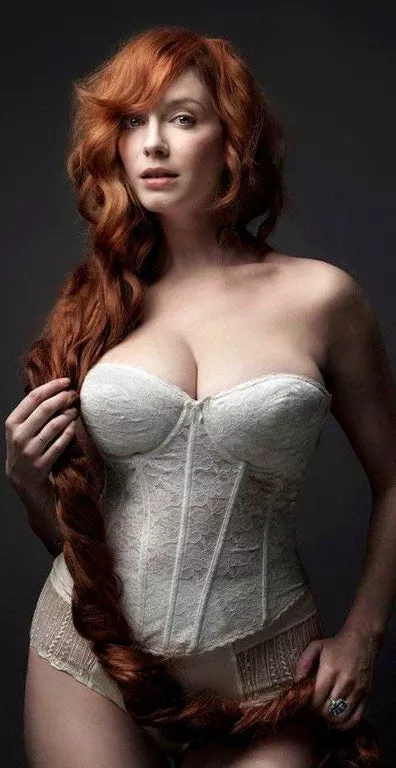 Christina Hendricks letting down her hair Christina Hendricks letting down her hair