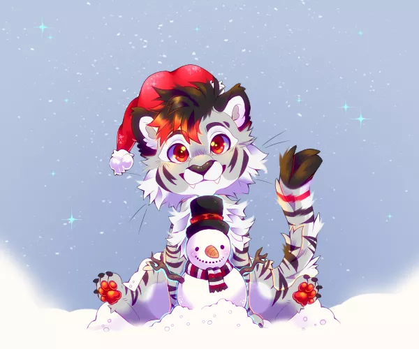 Christmas isn't over yet I think...! Oh? Anyway, look at my snowman :3 (xYazz77)