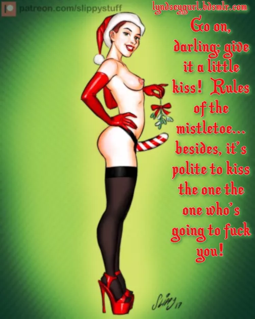 Christmas kiss