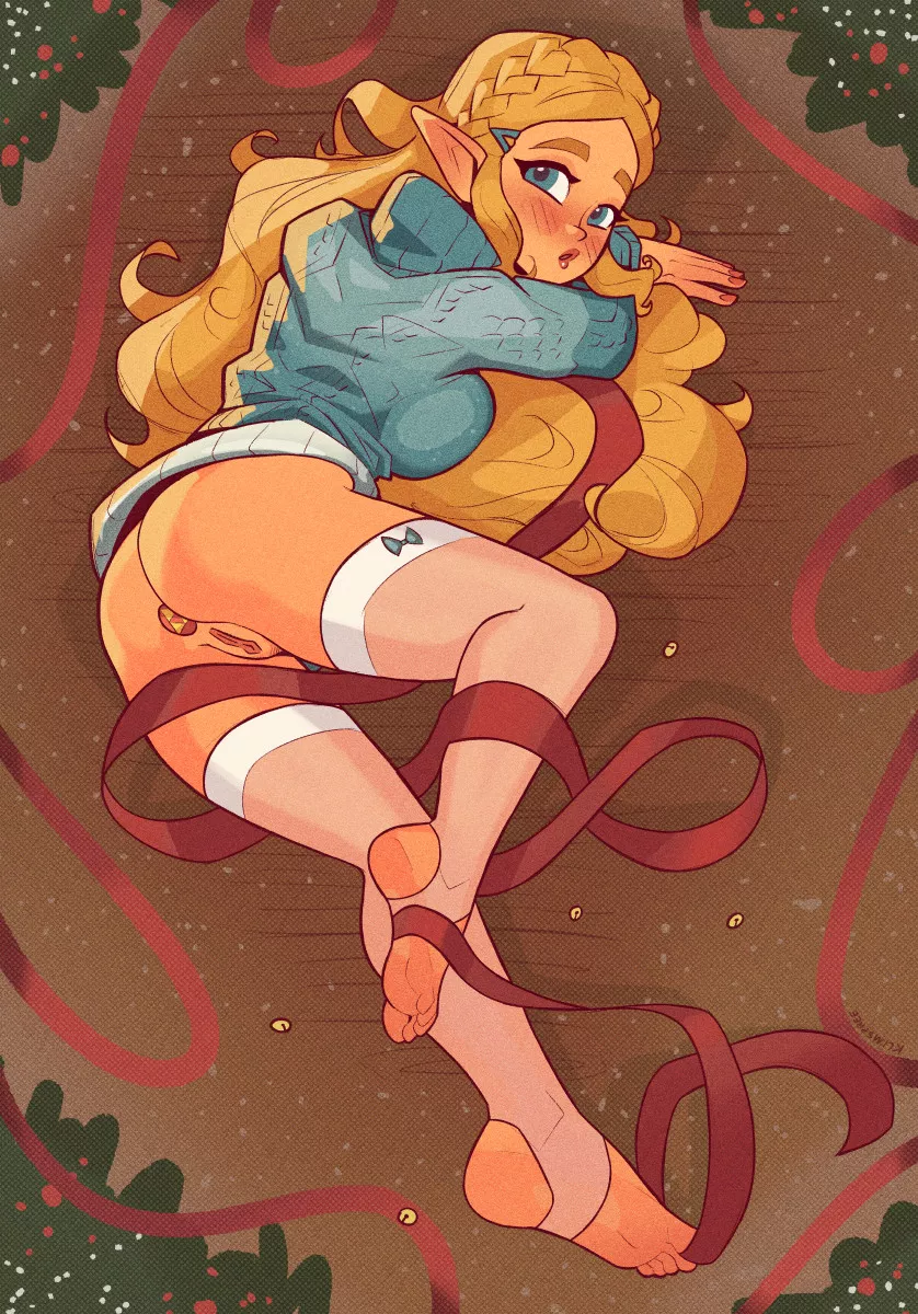 Christmas Zelda (klimspree)