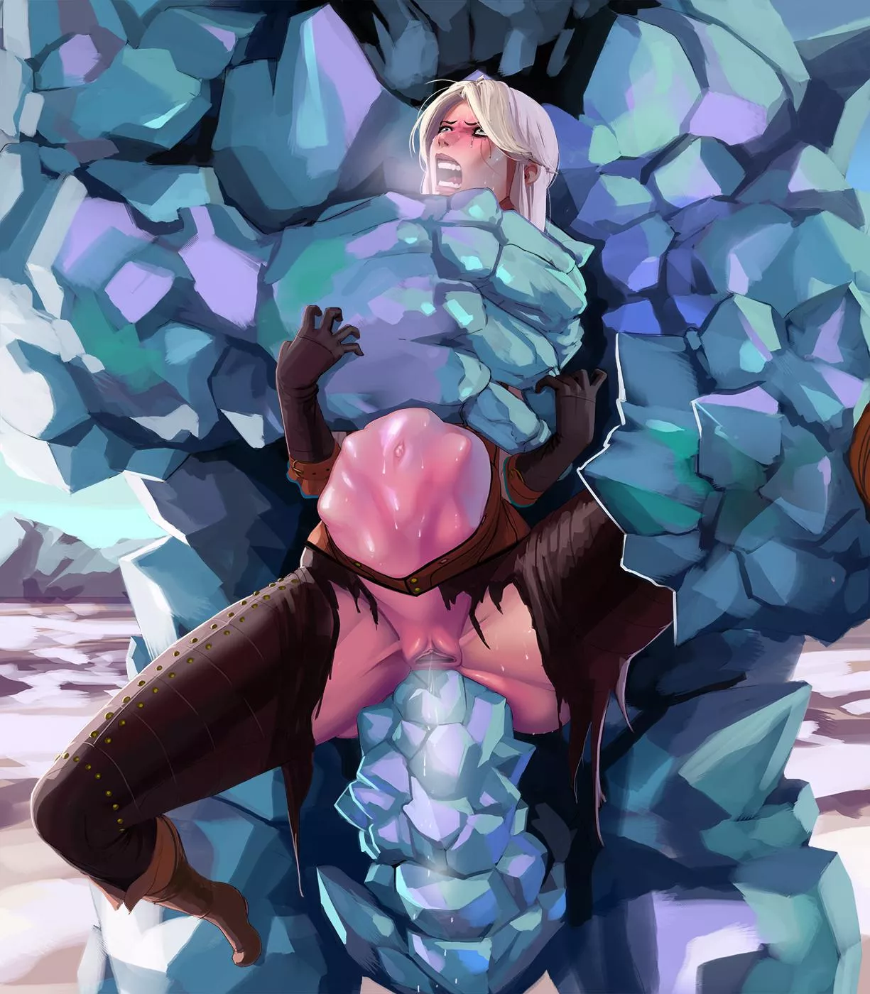Ciri and a Frost Giant (aka6) Ciri and a Frost Giant (aka6)