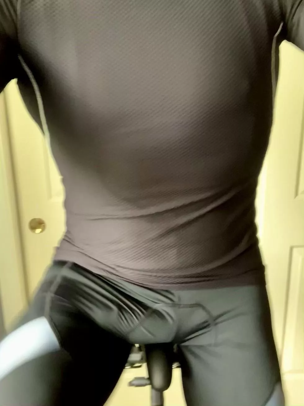 Clearly excited to be biking again. Clearly excited to be biking again.