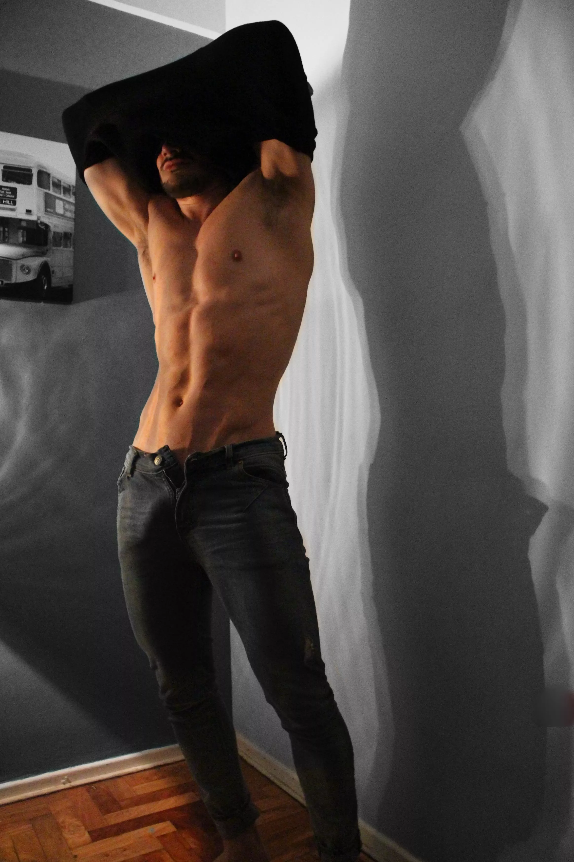 Clothes off. Clothes off.