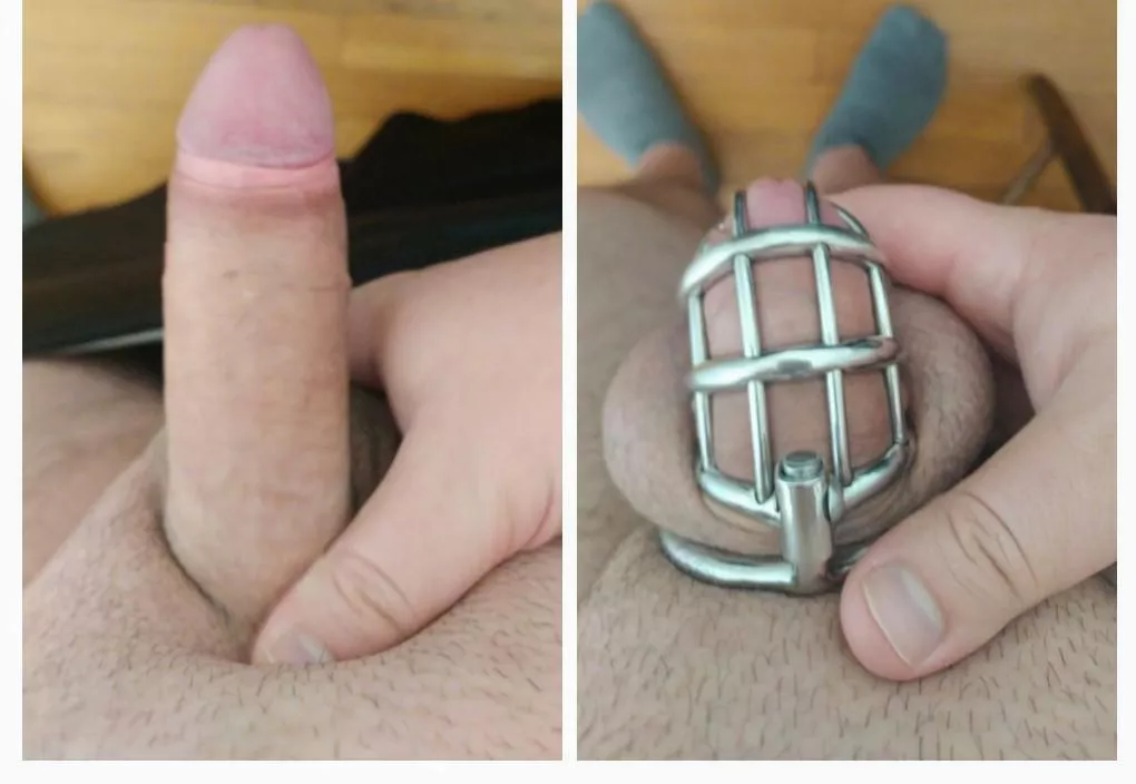 Cock cage on/off Cock cage on/off