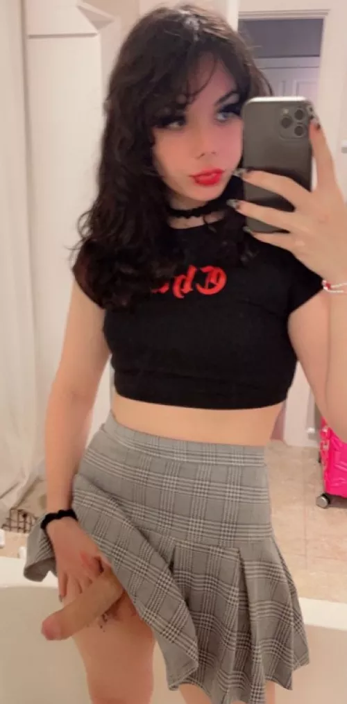 Cock hiding under skirt Cock hiding under skirt