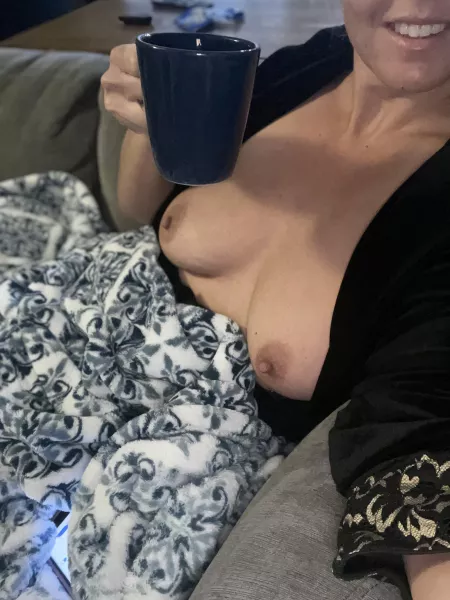 Cold mornings call for ?? & cuddles. Or at least play under a blanket& whatever else you can convince mommy to do?