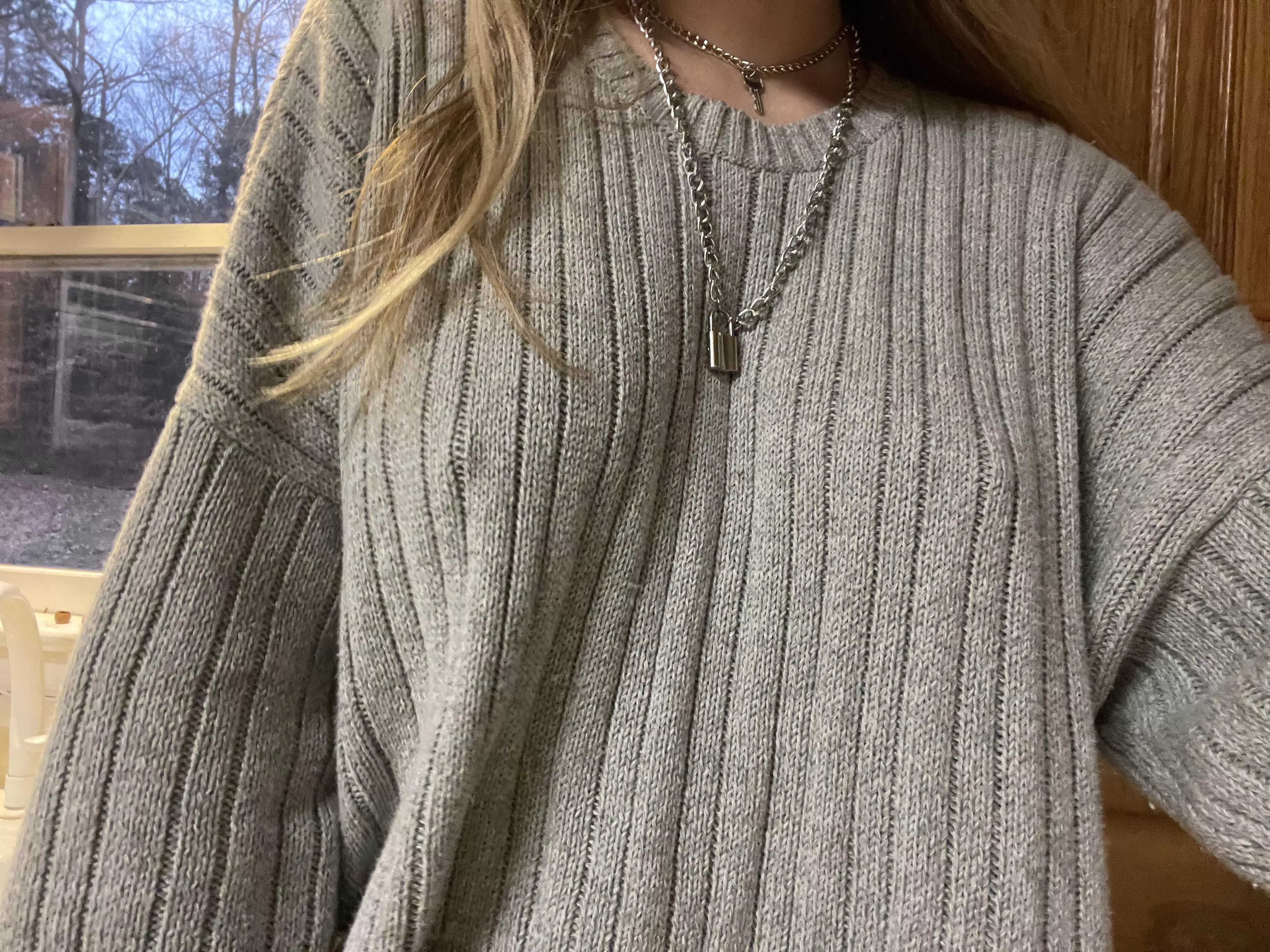Cold nips under a warm sweater