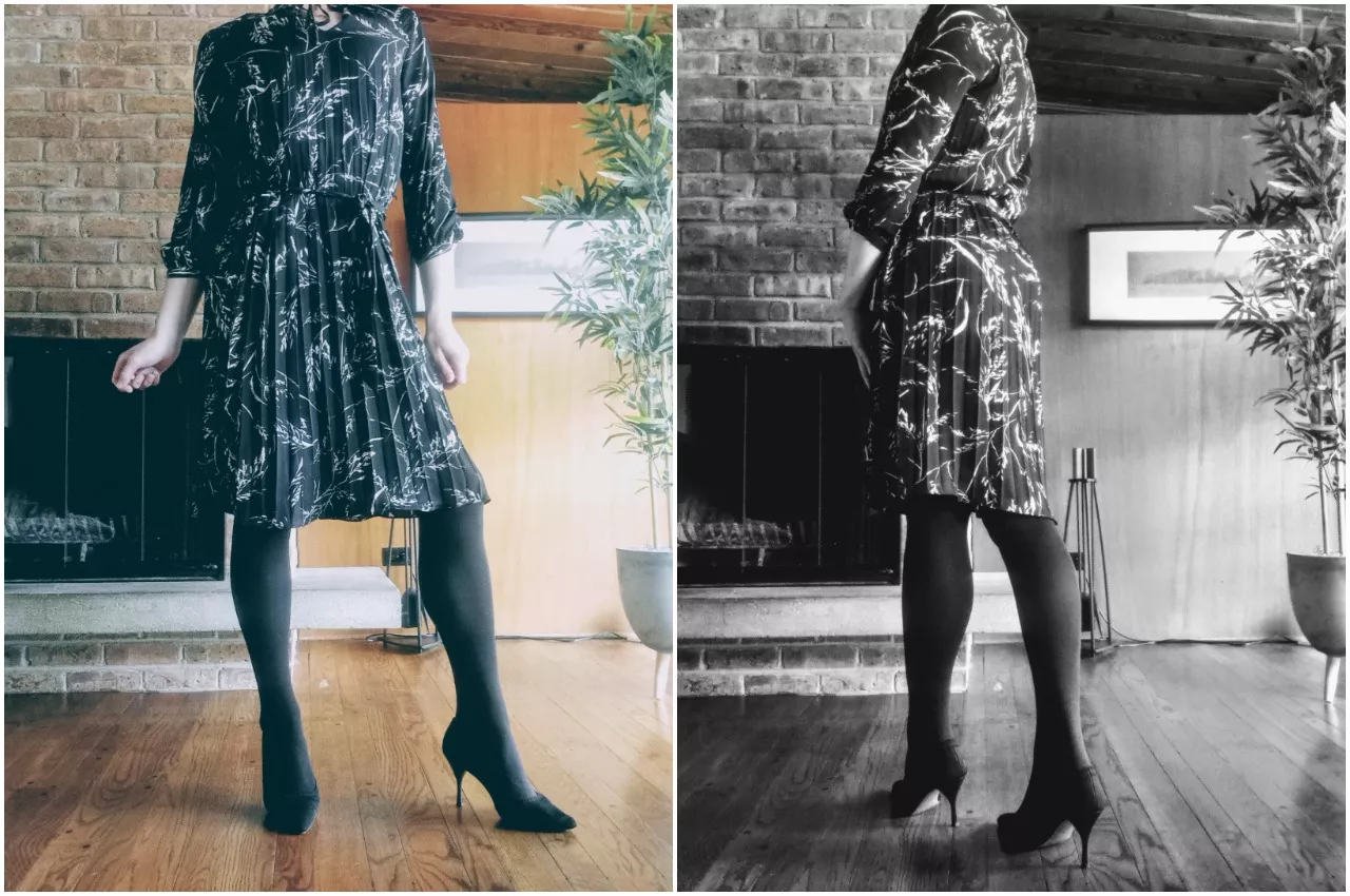 Cold Temps = Opaque Tights