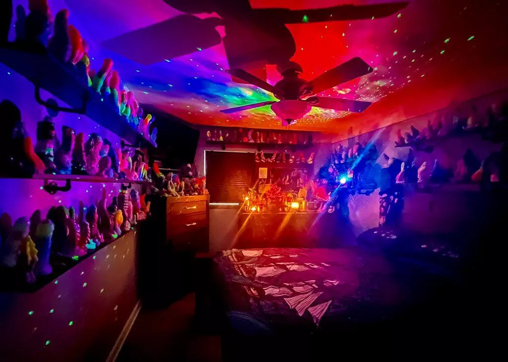 Collecting has slowed. This is where my dildo oasis stands