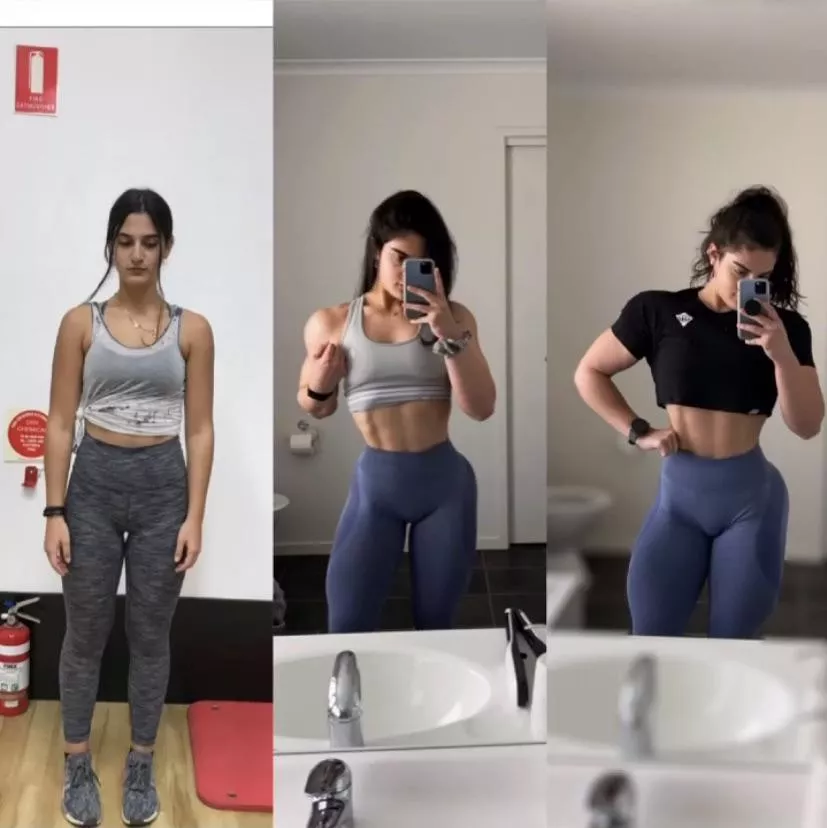 College girl starts lifting College girl starts lifting