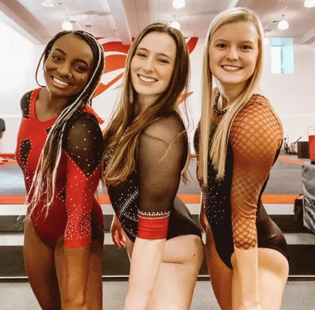 College gymnasts College gymnasts