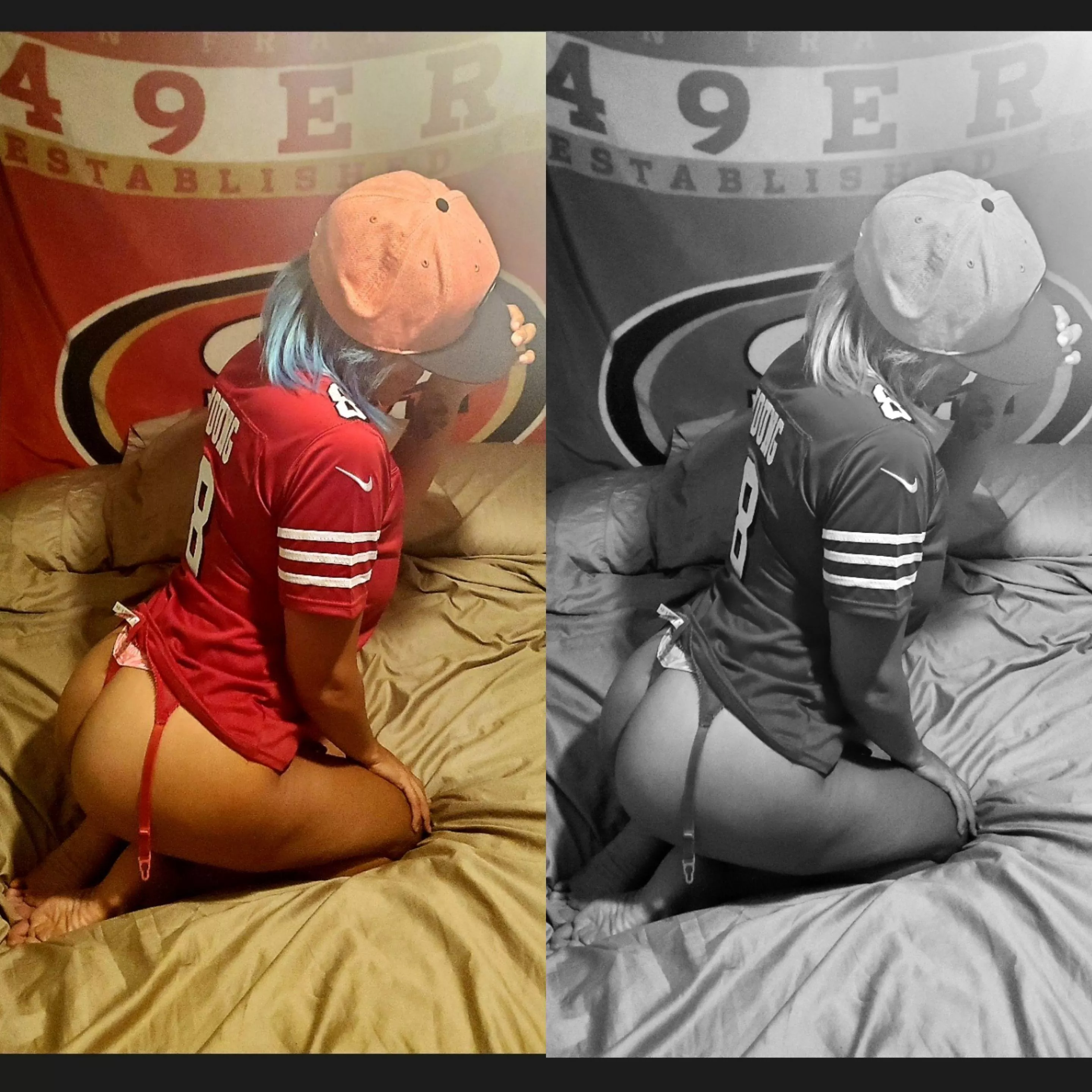 Color or black and white??? Niner for life