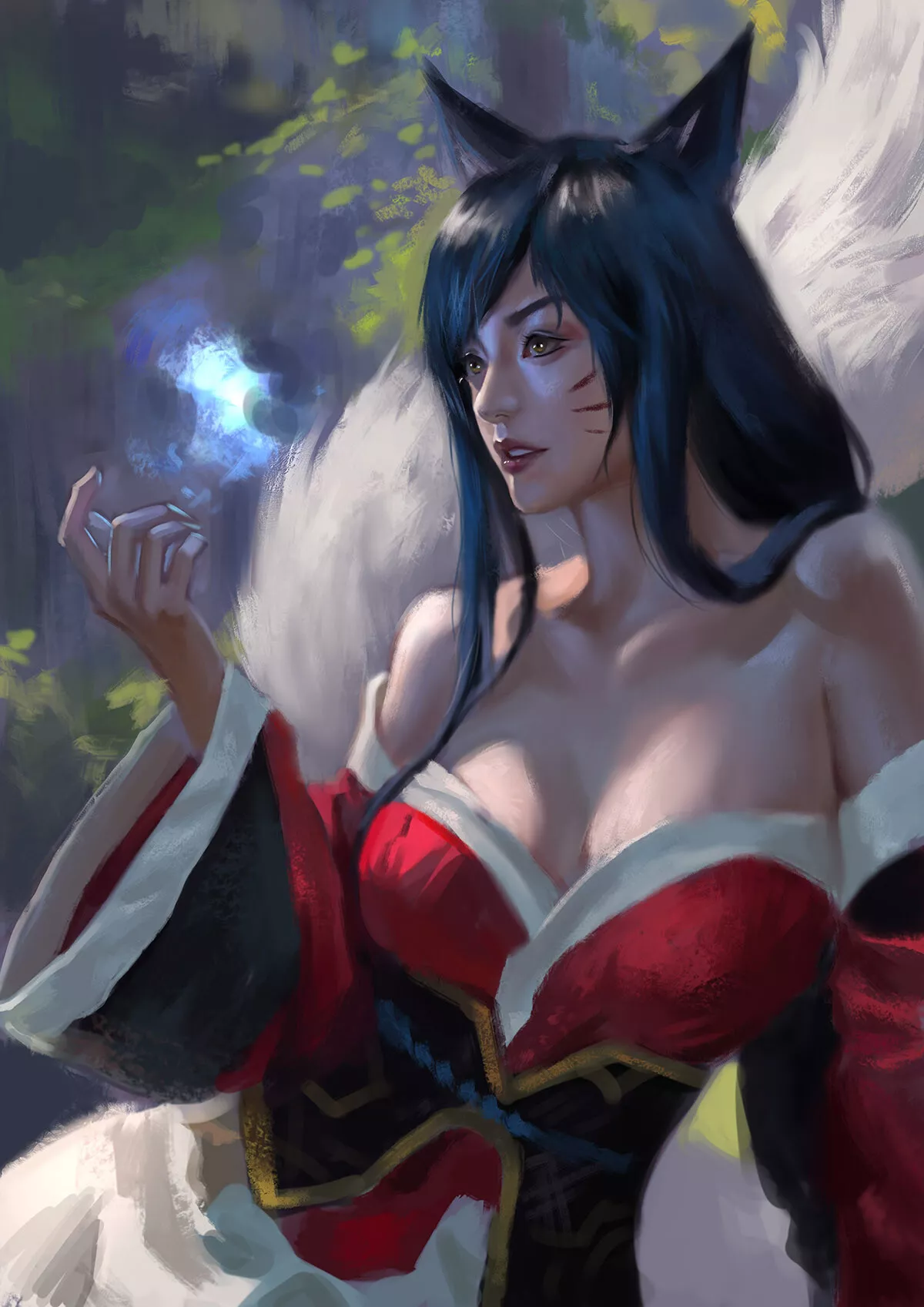 Color Study Ahri by Clark Ocleasa Color Study Ahri by Clark Ocleasa