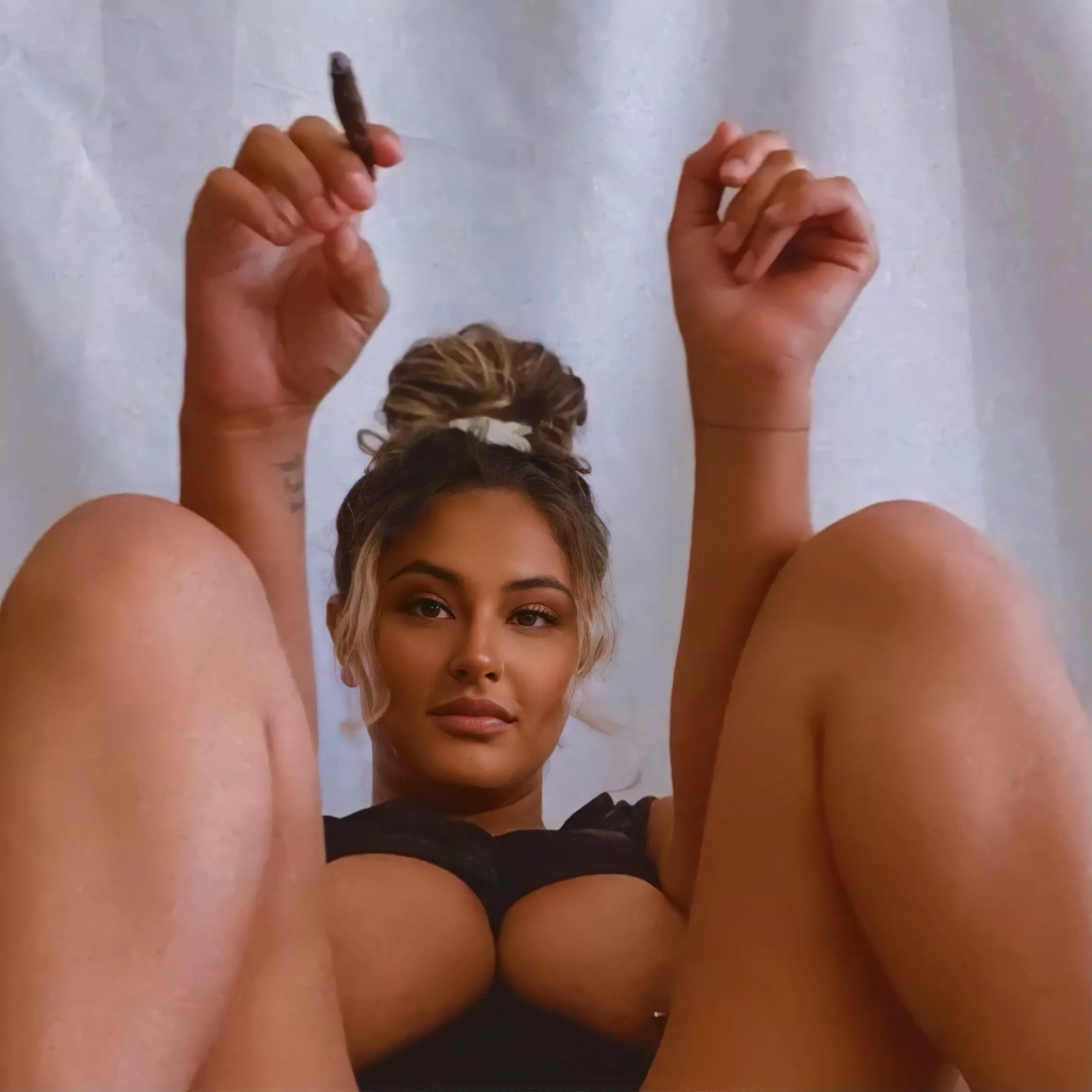 Come Lay Down In Between My Legs. We Can Smoke and then You Decide What’s Next. 😇