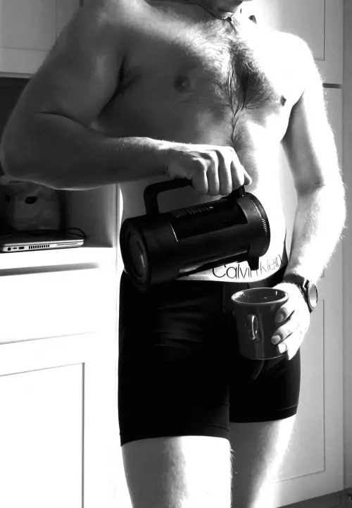 come over and have a cup of coffee