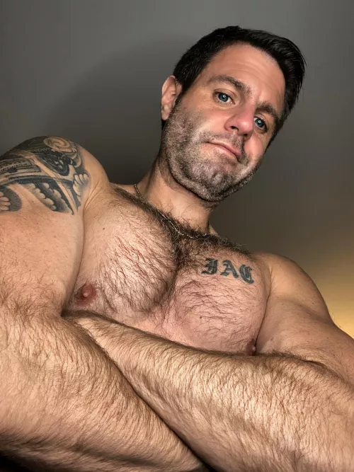 Come rest your head on dad's big hairy chest