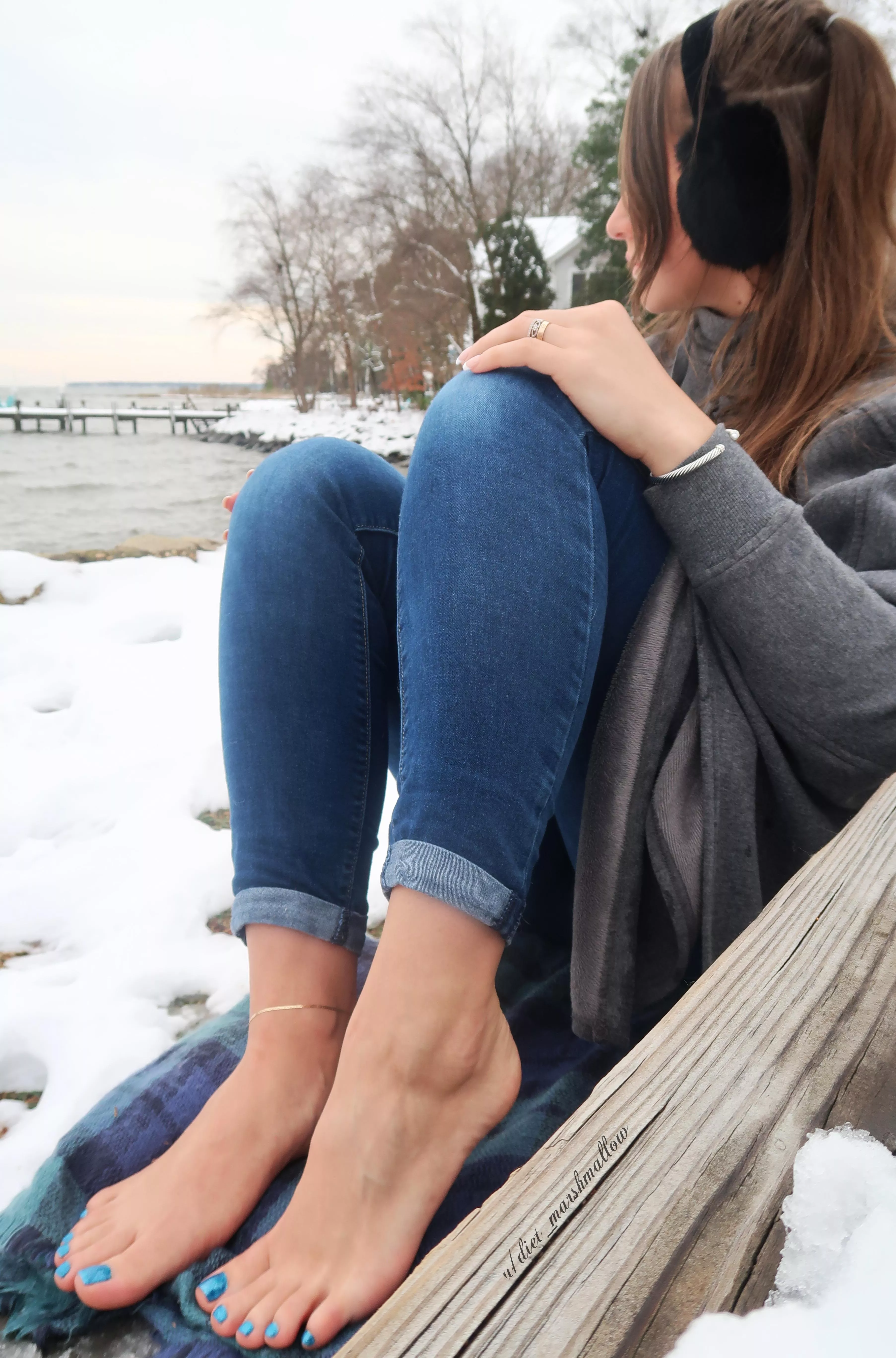 Come sit with me! Don’t you think my feet would look better in your lap?