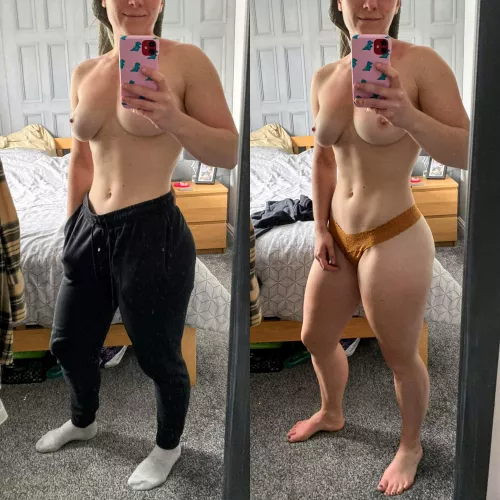 Com(f)y but horny. I'll take my bottoms off for you, but I'll leave you to take my pants off? Com(f)y but horny. I'll take my bottoms off for you, but I'll leave you to take my pants off?