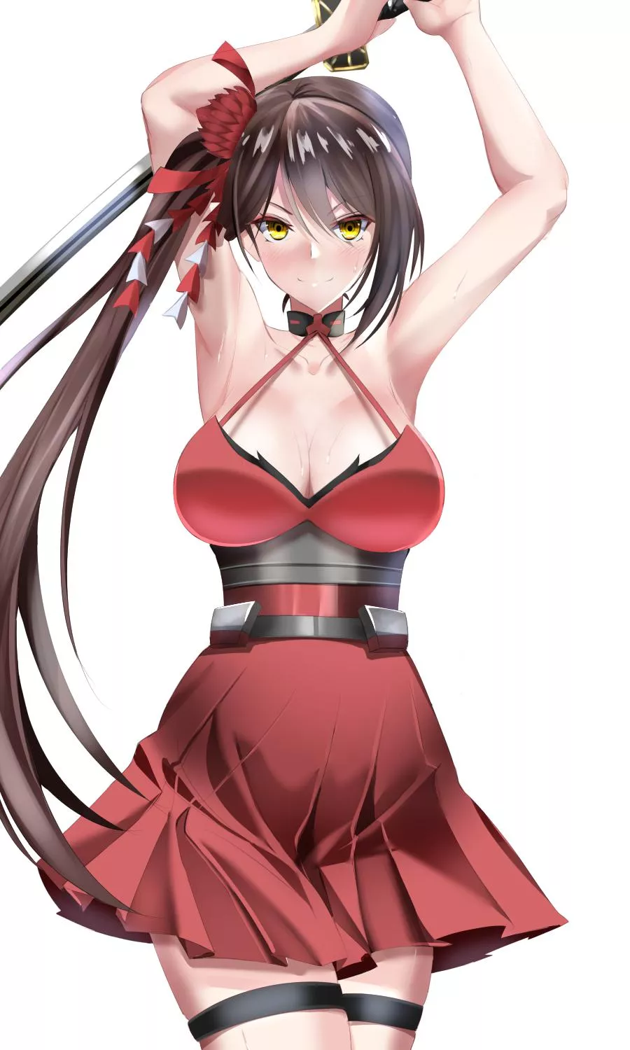 (Commander walks in) AAHH... ZUIKAKU!?! What are you doing with that sword? (Commander walks in) AAHH... ZUIKAKU!?! What are you doing with that sword?