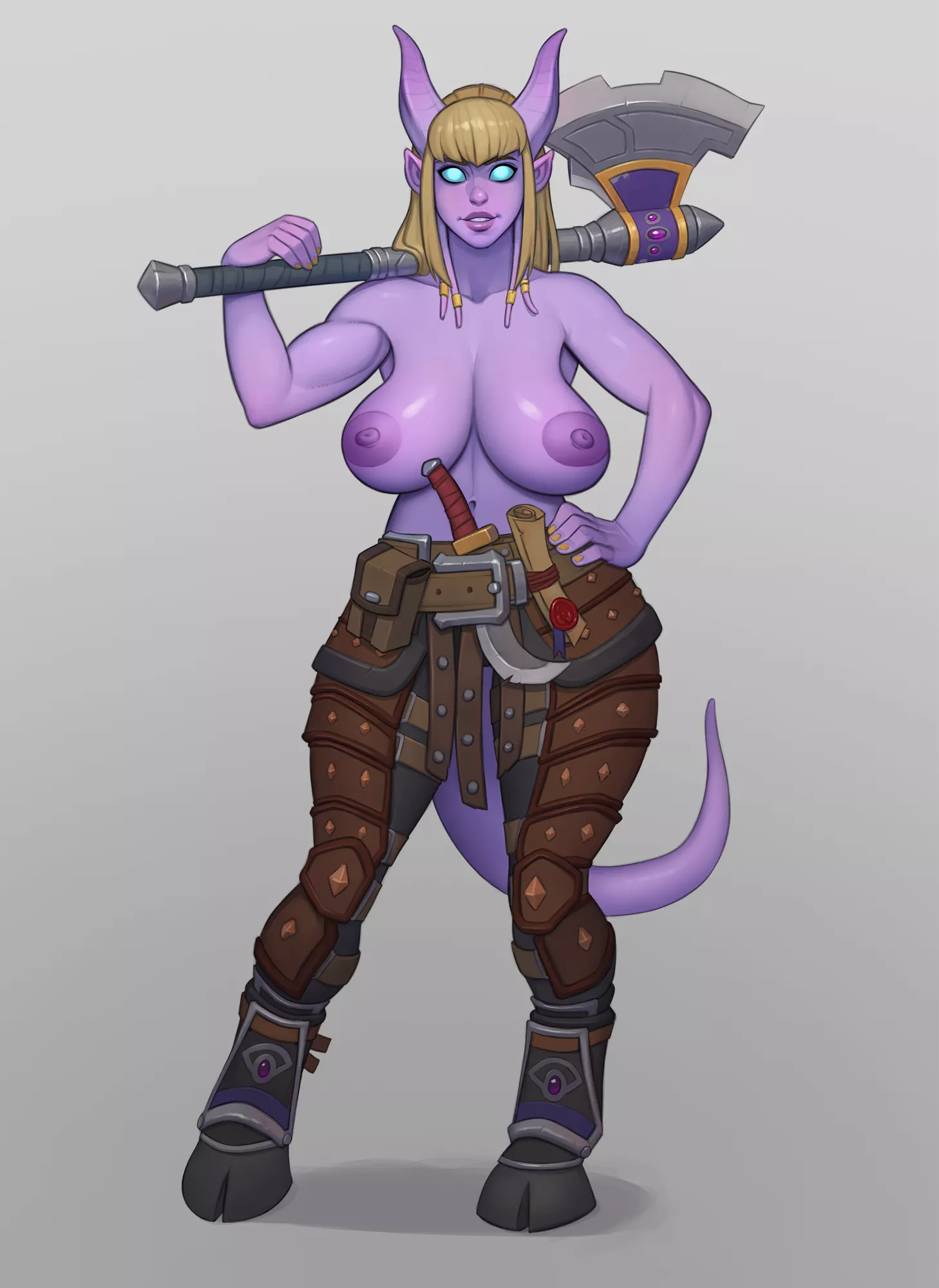 Commission by @ArtCorrupted for @Luula11113879 of their draenei OC Lu'ula. Commission by @ArtCorrupted for @Luula11113879 of their draenei OC Lu'ula.