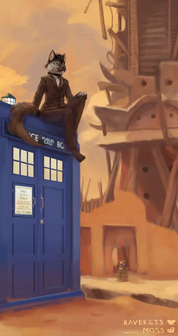 Commission Complete! Now The Doctor shall forever be a furry >:3