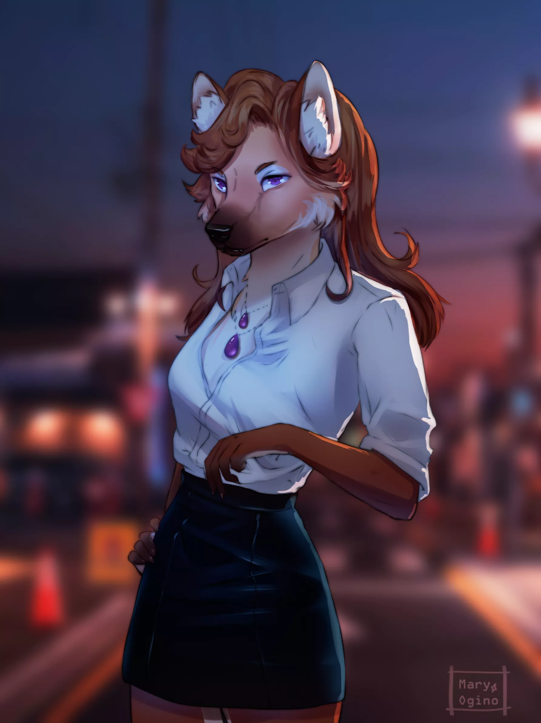 Commission i made recently. Maned wolf girl â£ï¸ (art by me: @ogino_mary on  twitter) nudes : furry | NUDE-PICS.ORG