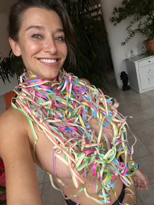 Confetti for my boobies. Happy New year!