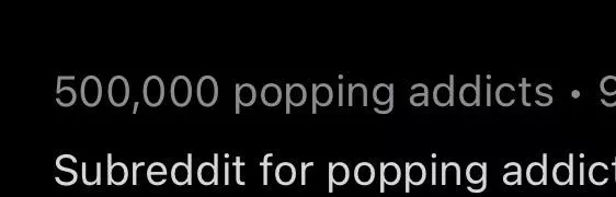 Congrats on 500,000 r/popping!