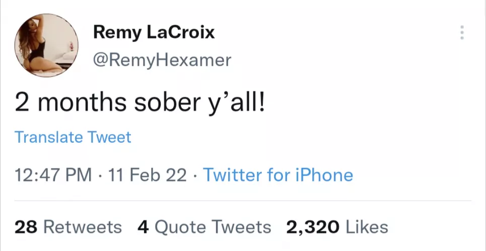 Congrats to the queen on milestones and happiness