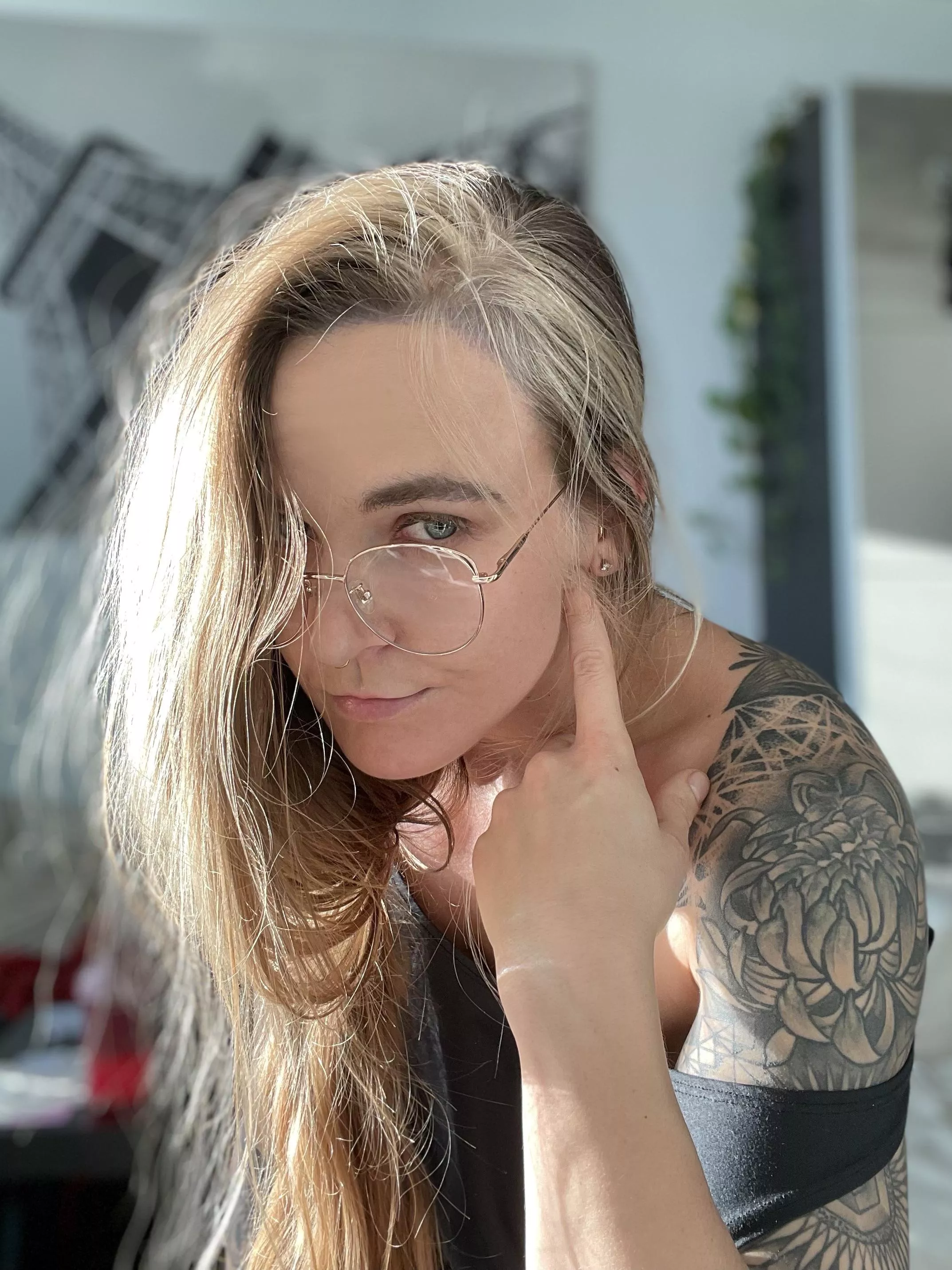 Coon eyes remind me to wear blue blockers Coon eyes remind me to wear blue blockers