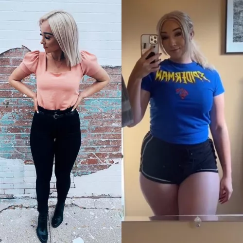 Cosplayer goes from petite to thick in just a couple years š
