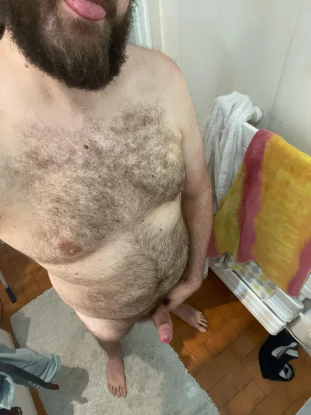 Could you a bear person on their knees this morning 😈