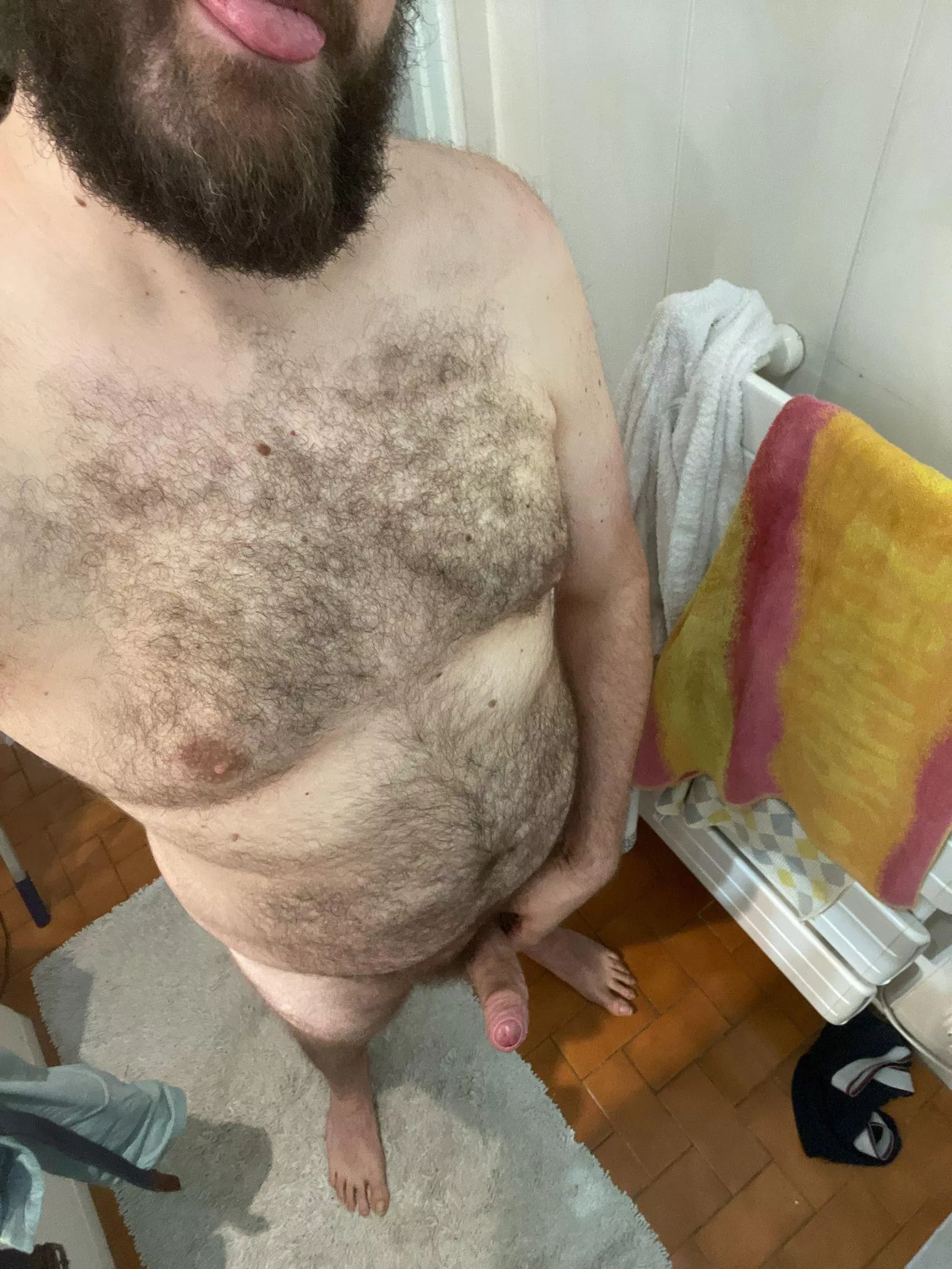 Could you a bear person on their knees this morning 😈