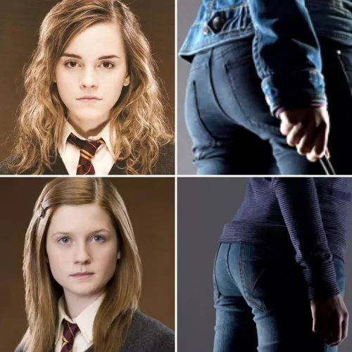 Couldn’t find any pictures of Luna’s ass. But each Hogwarts whore and their asses