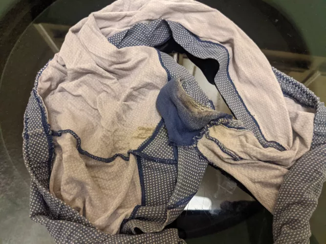Cousins stained and crusty panties. Cousins stained and crusty panties.