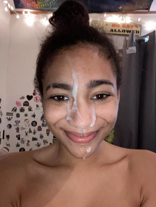 Covered n still smiling 🥵