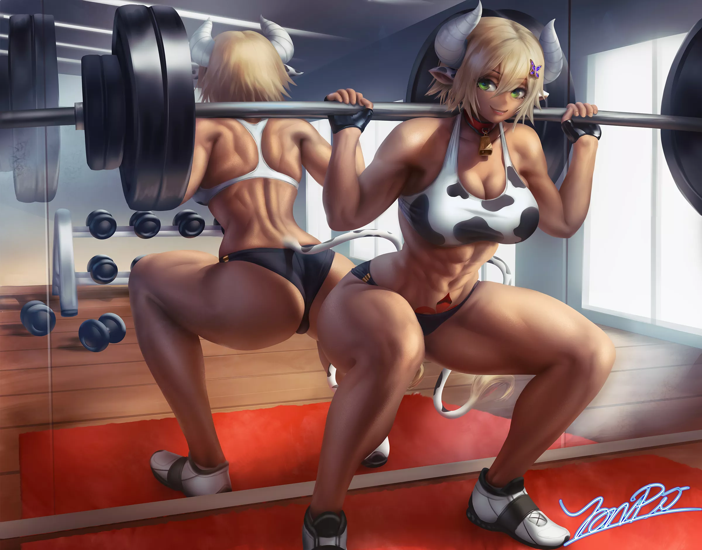 Fitness girl hentai фото 74