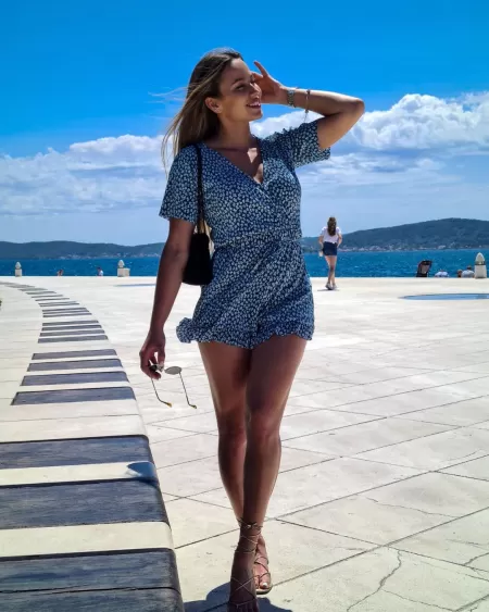 Croatian volleyball player Nikolina Boz?ic?evic?