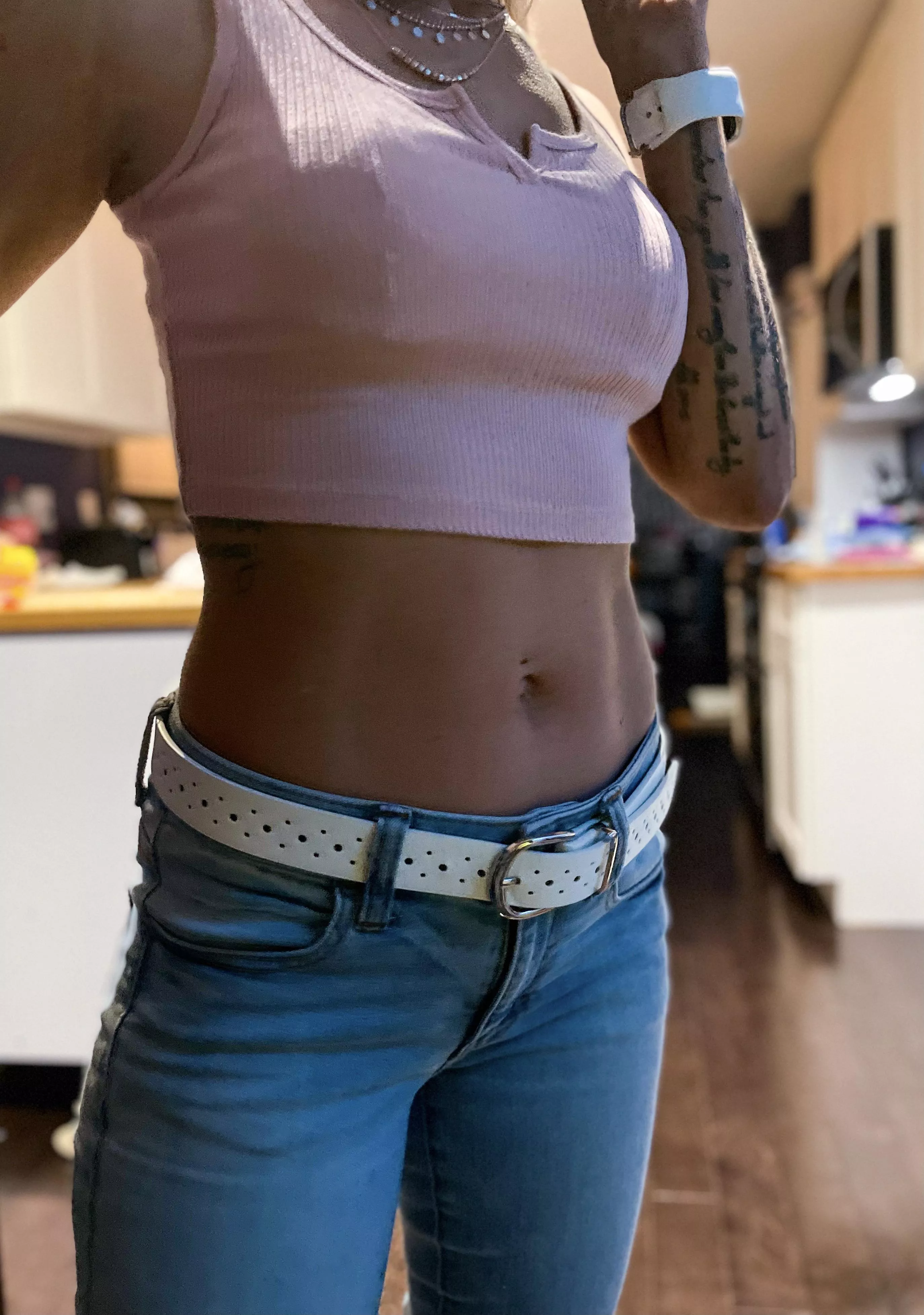Crop tops are more comfortable! Crop tops are more comfortable!