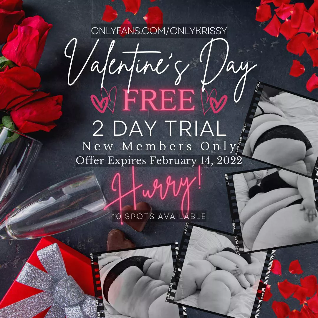 💋Cum Grab Your 2 Day FREE Trial 💋 Hurry! Only 10 spots available. ♥️Offer expires on February 14, 2022♥️ 💋Cum Grab Your 2 Day FREE Trial 💋 Hurry! Only 10 spots available. ♥️Offer expires on February 14, 2022♥️